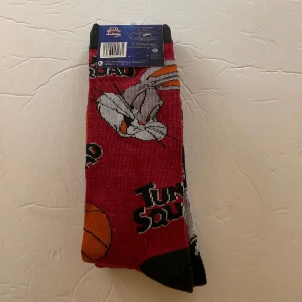 Space Jam Bugs Bunny Socks. Size 6-12. New  TuneSquad, looneytunes, basketball